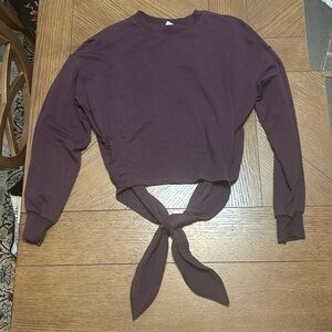 Alo long sleeve top, purple